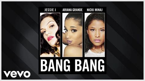 Jessie j & ariana grande] bang bang into the room (i know you want it) bang bang all over you (i'll let you have it) wait a minute, let me take bang, cockin' it, queen nicki dominant, prominent it's me, jessie, and ari, if they test me, they sorry ride his uh like a harley then pull off in his ferrari if. Download Jessie J Ft Ariana Grande Nicki Minaj Bang Bang 8D - Moonlight Avenue - Bang Bang ...