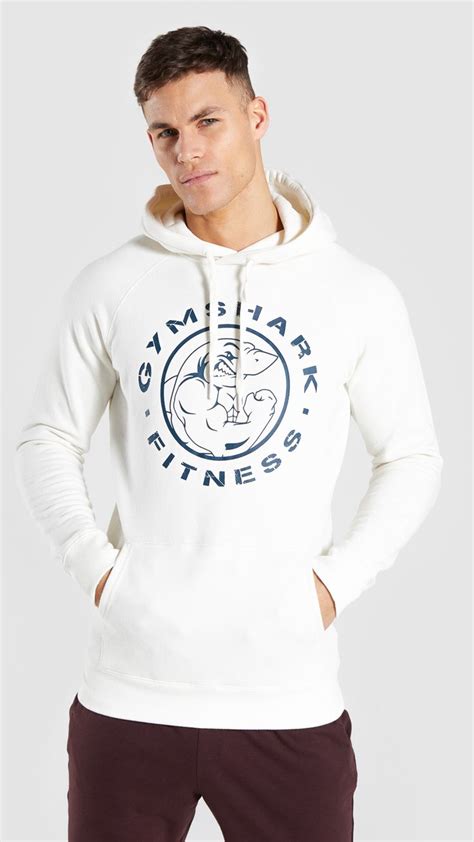 The Legacy Hoodie Chalk White The Gymshark Legacy Hoodie One Of Our