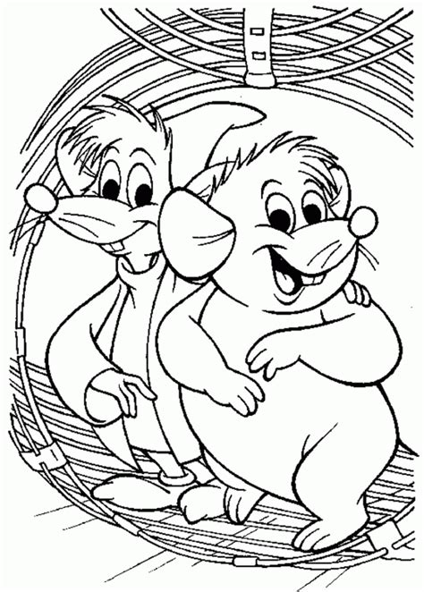 Print this color page back to the color pages. Cinderella Mice Coloring Pages - Coloring Home