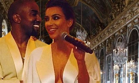 Kanye West Bows Down To His Queen At Versailles Extravaganza Kim Kardashian Kanye Kardashian