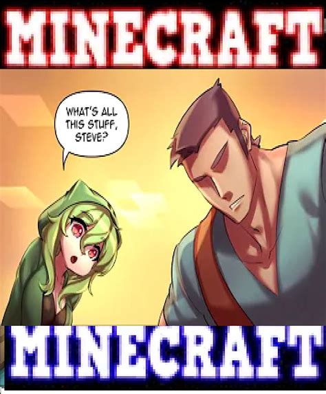 Creeper Chan Meets Steve Minecraft Comic Book Epi1 By Brian J