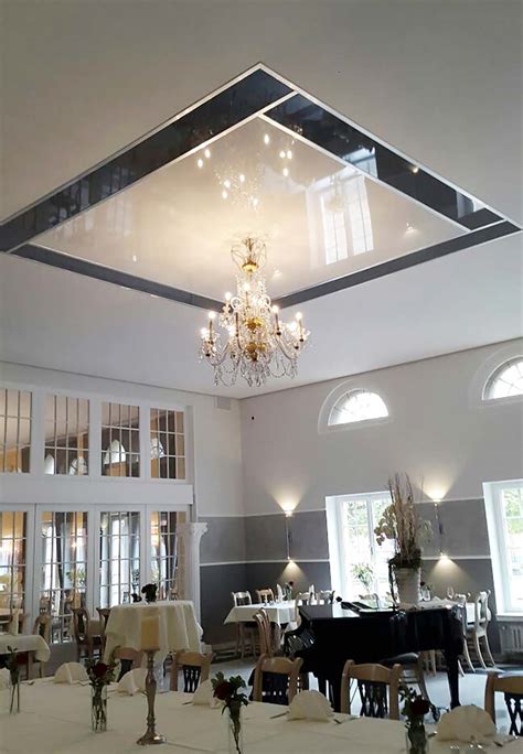 Ideal für alle wohnräume und individuell gestaltet inklusive beleuchtung. Deckengestaltung im Restaurant - Oberhausen - PLAMECO ...