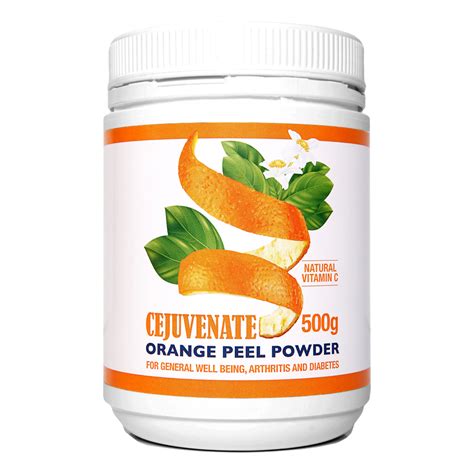 Orange Peel Powder 500 Grams Cejuvenate Australia
