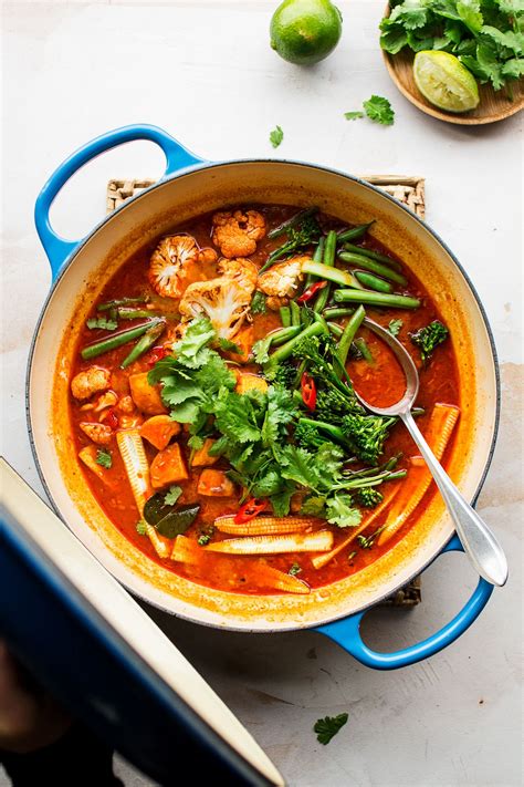 vegan thai red curry lazy cat kitchen recipe vegetarian recipes vegan thai food