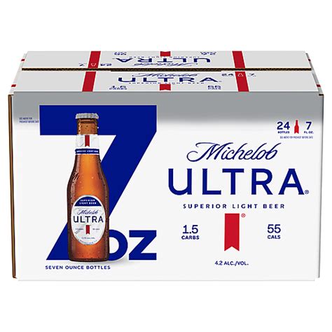 Michelob Ultra Superior Light Beer 24 7 Fl Oz Bottle Beer Edwards