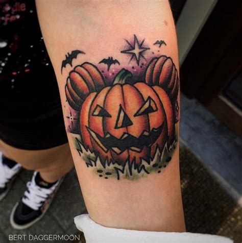 In the 19th century, turnips or mangel wurzels, hollowed out to act as lanterns and often carved with grotesque faces, were used. 40 Must-See Tattoos For Halloween | Temporary Tattoo Blog