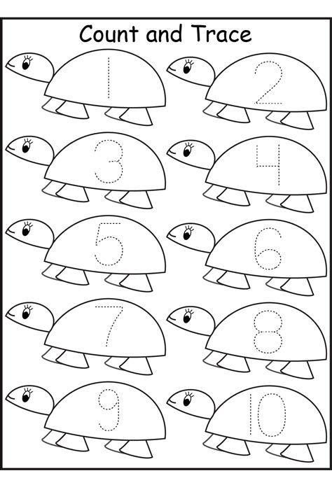 Preschool Fun Worksheet Numbers Balloon About Preschool Preschool