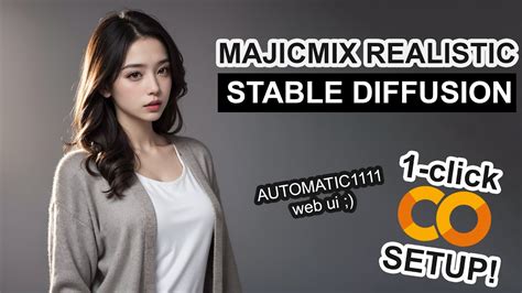 Majicmix Realistic Stable Diffusion Click Google Colab Setup Youtube