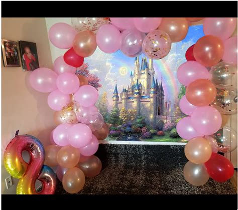 Buy Disney Castle Backdrop 5x3ft Washable Polyester Dreamy Princess