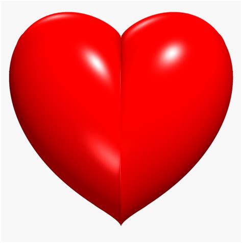 3d Heart Symbol Png Transparent Png Kindpng