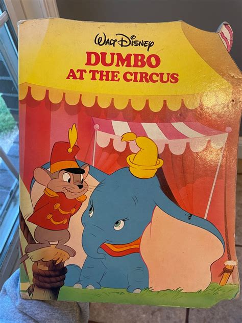Walt Disneys Dumbo At The Circus Board Book Nostalgic T Vintage