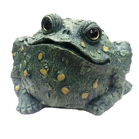 Garden Jumbo Frog Sculpture Hand Painted W Weather Uv Protectant New Ebay