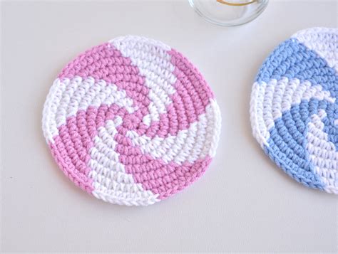 Crochet Coasters Pattern Coaster Car Beginner Crochet Etsy