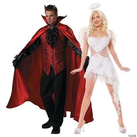 Adults Devil And Angel Couples Costumes