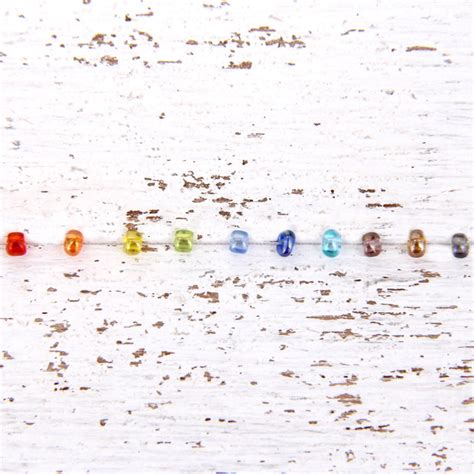 12 Color Set Of Glass Seed Beads Size 12 Round 2mm —