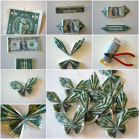 Money T Idea Butterfly Dollar Bill Origami Tutoria
