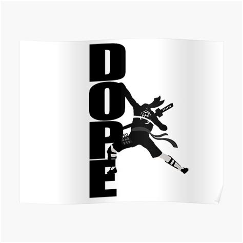 Dope Ninja Poster For Sale By Dldesign Redbubble