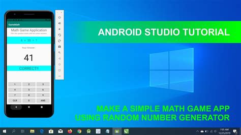 See screenshots, read the latest customer reviews, and compare ratings for random numbers generator. Android Studio Tutorial: Make a Simple Math Game App Using ...