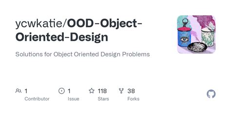 Github Ycwkatieood Object Oriented Design Solutions For Object