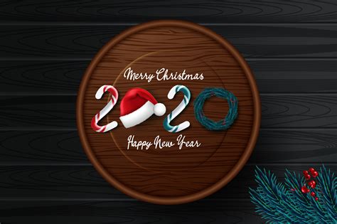 1.1.2 merry christmas 2020 free ecards. 2020 new year card with Christmas card - Download Free Vectors, Clipart Graphics & Vector Art