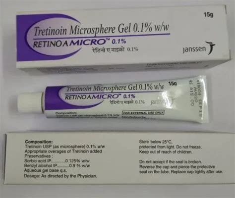 Tretinoin Microsphere Gel 15gm Treatment Treat To Acne At Rs 350