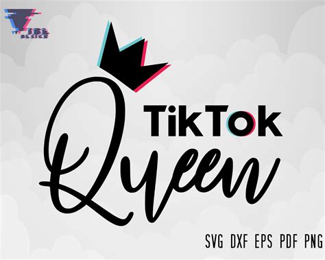 Tiktok Queen Svg Tik Tok Svg Tik Tok Logo Svg Sublimation Etsy Sexiz Pix