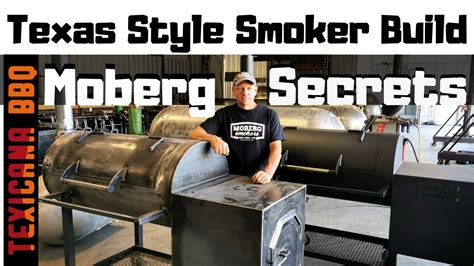 How To Build A Texas Style Backyard Offset Smoker Moberg Secrets Youtube