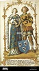 Joan of Constantinople and Thomas II of Savoy Stock Photo - Alamy