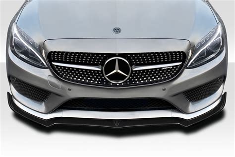 2015 2018 Mercedes C Class W205 Duraflex Fortune Front Lip 1 Piece