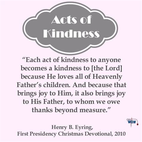 A Quote From Henry R Frying About Acts Of Kindness