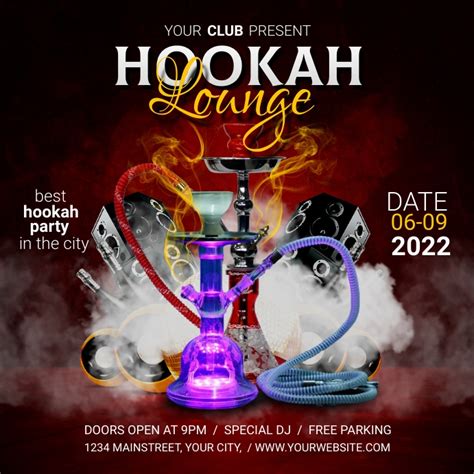 Hookah Party Template Postermywall