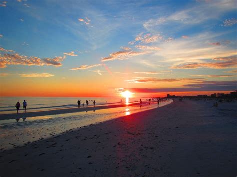 Beach Sunset Siesta Key Free Photo On Pixabay