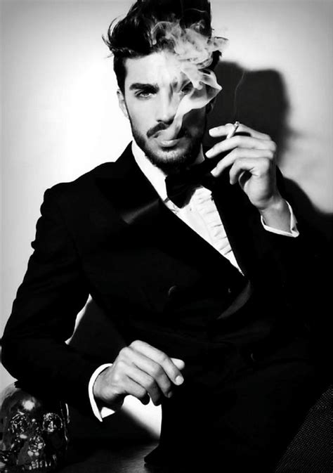 Download the perfect black and white smoke pictures. Mariano Di Vaio / Male Models Smoking Guy Black and White ...