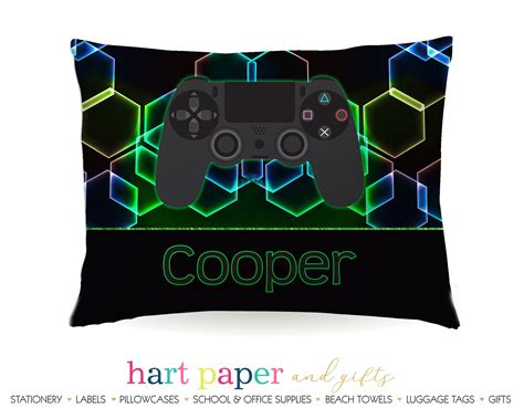 Personalized Video Game Gamer Pillowcase Custom Pillow Case Etsy