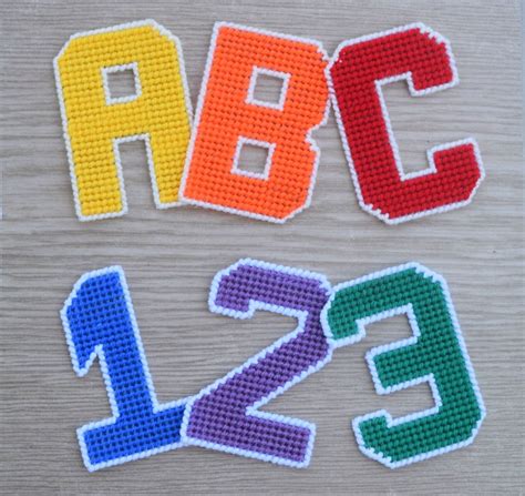 Sell Cheap Plastic Canvas Alphabet Pattern And Numbers Bundle ~ 26