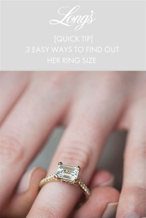 Quick Tip 3 Easy Ways To Secretly Find Out Her Ring Size Engagement