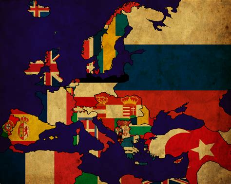 I Made A Flag Map Of Europe In 1914 On The Eve Of Ww1 Vexillology