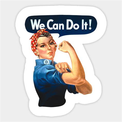 We Can Do It Feminism Sticker