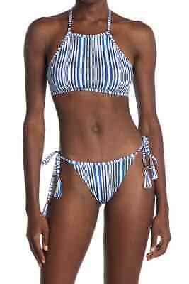 Tart Collection Womens M Medium Pc Quinn Stripe Bikini Swimsuit Set
