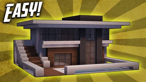Simak ide desain rumah tropis modern berikut ini! Minecraft: How To Build A Small Modern House Tutorial (#9 ...