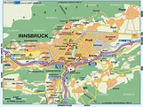 Karte von Innsbruck (Stadt in Österreich) | Welt-Atlas.de