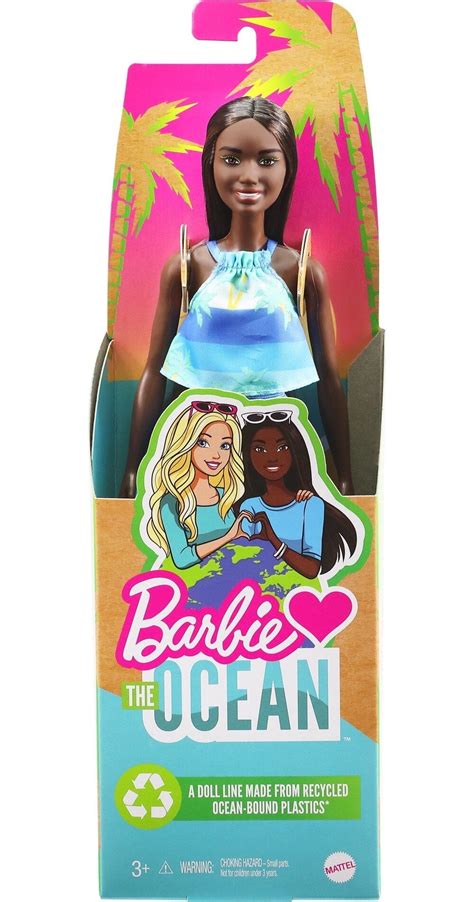 Buy Barbie Loves The Ocean Doll 11 5 In Brunette Made From Recycled Plastics Online At