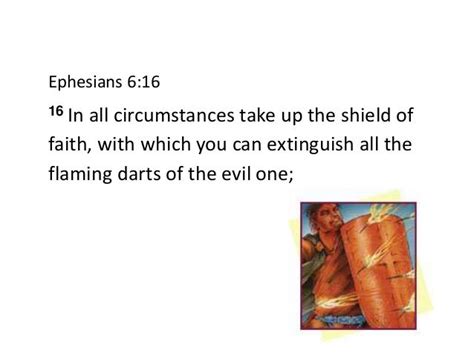 Take Up The Shield Of Faith Ephesians 616