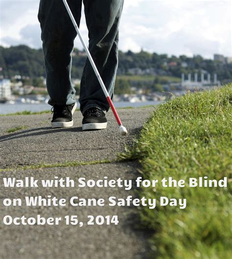 White Cane Safety Day 2014 1 Society For The Blind