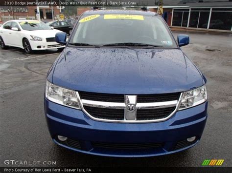 2010 Dodge Journey Sxt Awd In Deep Water Blue Pearl Coat Photo No