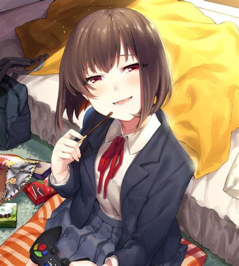Short hair shiki idolmaster cinderella girls awwnime. Wallpaper Anime School Girl, Red Eyes, Short Hair, Uniform ...