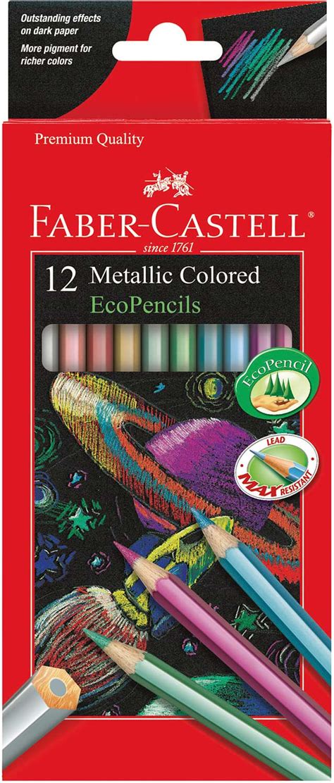 12 metallic colored ecopencils grandrabbit s toys in boulder colorado