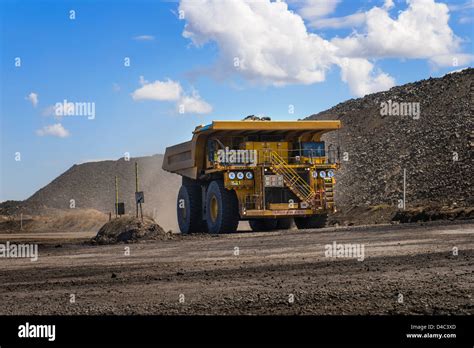 Coal Mining Dump Truck Queensland Australia Stock Photo Alamy