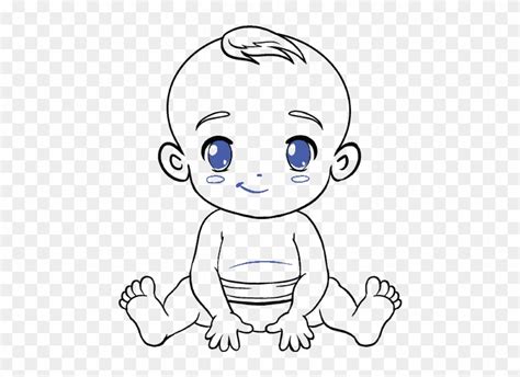 Download Cute Baby Easy Drawing Clipart Png Download Pikpng