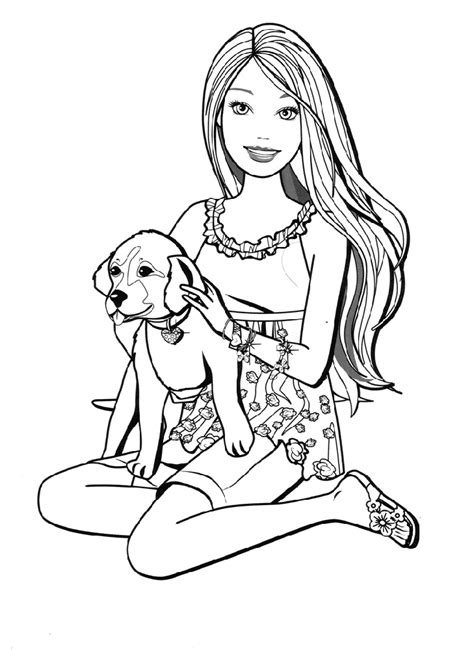 Barbie Fashionista Coloring Pages 🖌 To Print And Color